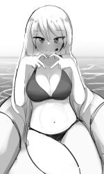 1girls 2d 2d_(artwork) 2d_artwork bare_arms bare_belly bare_chest bare_hands bare_hips bare_legs bare_midriff bare_navel bare_shoulders bare_skin bare_thighs belly belly_button big_boobs big_breasts bikini bikini_bottom bikini_only bikini_top black_and_white black_bikini black_bikini_bottom black_bikini_top black_swimsuit black_swimwear breasts busty busty_female busty_girl character_request cleavage closed_mouth_smile collarbone copyright_request curvaceous curvaceous_body curvaceous_female curvaceous_figure curvaceous_hips curvy curvy_body curvy_female curvy_figure curvy_hips curvy_thighs digital digital_art digital_drawing digital_drawing_(artwork) digital_media digital_media_(artwork) drawing elbows exposed exposed_arms exposed_belly exposed_chest exposed_hips exposed_legs exposed_midriff exposed_navel exposed_shoulders exposed_skin exposed_thighs eyebrows_visible_through_hair female female_focus female_only fingers from_front front_view greyscale groin hair_between_eyes half_naked half_nude heart_hands hourglass_figure inguinal_crease inguinal_ligament large_boobs large_breasts lean_figure legs_closed legs_together long_hair looking_at_viewer maikurorensu midriff monochrome monochrome_background naked naked_female naked_woman narrow_waist navel nude nude_female nudity partially_undressed portrait semi_nude shoulders sitting slender_body slender_waist slim_female slim_waist smile smiley_face smiling smiling_at_viewer solo string_bikini swimsuit swimwear thick_thighs thighs thighs_together top_view upper_body wide_hips