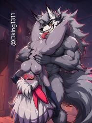1boy 1girls ai_generated anthro artist_name artist_request artist_signature breasts carrying carrying_partner cheating cheating_girlfriend demon dking1311 female forced furry hazbin_hotel head_between_thighs hellhound hi_res high_quality high_resolution highres hips holding licking_pussy long_hair male male/female nipples nude nude_female nude_male oc original_character ribbon silver_hair tail thick thighs tongue upside_down vaggi_(hazbin_hotel) vaggie vaggie_(hazbin_hotel) vivienne_medrano vivziepop wolf