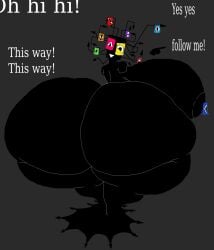artist_request black_skin fat_ass glitchy huge_ass hyper hyper_ass massive_ass scary tagme