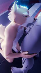2026 2boys 3d 3d_(artwork) anthro anthro_on_anthro anthro_only background balls blender blender_cycles blowjob duo fellatio_gesture fox_mccloud fur furry_male furry_only gray_fur green_eyes hand_on_another's_head highres humanoid_genitalia humanoid_penis male/male male_only male_penetrating_male multicolored_fur nintendo nude nude_anthro nude_male penis sex sitting_on_floor star_fox white_fur yaoi yellow_fur
