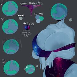 1girls 5_fingers anthro anthrofied ass bare_shoulders big_ass big_breasts big_butt breasts butt cleavage clothed clothes clothing detnox earth earth-chan female female_only hips huge_ass huge_breasts huge_butt humanoid large_ass large_breasts large_butt looking_at_viewer luna_(satelite) model_sheet nipple_slip nipples object_head original_character planet planethumans simple_background smile smiling smiling_at_viewer solo solo_female space tera_(oc) thick thick_ass thick_thighs thighs voluptuous wide_hips