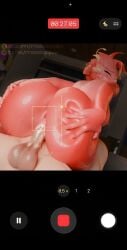 3d anal anal_penetration balls bedroom bedroom_sex big_ass big_breasts cum cum_drip dark_willow deep_penetration demon detailed_anus detailed_pussy doggystyle dota dota_2 female from_behind glossy_skin grabbing_ass hand_on_ass horns latex_shine masiqqe mireska_sunbreeze_the_dark_willow monster_girl pov_male pussy_juice red_skin succubus sweat tail wings