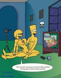 animated bart_simpson female homer_simpson human incest lisa_simpson male marge_simpson stoneknight straight tagme the_fear the_simpsons yellow_body