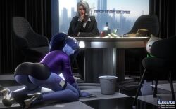 2girls 3d ashe_(overwatch) ass big_ass blizzard_entertainment cleaning kachigachi overwatch patreon_username purple_hair purple_skin tattoo twitter_username white_hair widowmaker yuri