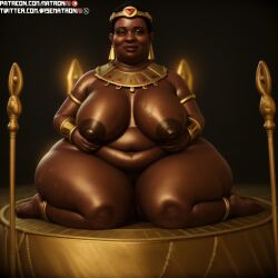 1girls 4k ai_generated amanitore areola areolae ass bbw belly big_ass big_belly big_breasts big_butt black_milf breasts chubby chubby_female civilization civilization_(series) civilization_vi curvaceous curvy dark-skinned_female dark_skin fat fat_arms female female_only highres hips human jewelry large_breasts massive_ass massive_thighs matronai_(artist) mature mature_female mature_woman naked naked_female navel nipples not_furry nude nude_female obese obese_female overweight overweight_female patreon patreon_username pinup solo solo_female solo_focus ssbbw stable_diffusion sweat sweating thick_arms thick_ass thick_hips thick_thighs thighs twitter_username wide_hips