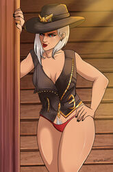ashe (overwatch) from blizzard entertainment by ravenemore
