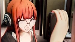 3d amateurthrowaway animated ass boobs feet hypnosis mind_control peace_sign persona persona_5 rape red_hair reverse_cowgirl_position sakura_futaba soles sound tagme video