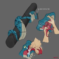 athletic_female bodily_fluids bondage bound cum cum_in_throat cum_inside cum_overflow deep_throat face_fucking fellatio female genital_fluids hand_in_mouth hi_res human human_penetrating light-skinned_male male male/female oral scalie swallowing tengridus tongue_around_balls tongueplay viper_(x-com) x-com