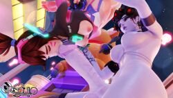 1futa 1girls 3d amelie_lacroix blizzard_entertainment bound bound_arms bound_legs d.va female female_human futa_on_female futa_with_female futadom futanari futasub lewddokkae low-angle_view overwatch overwatch_2 penis penis_on_face penis_out restrained restrained_arms submissive submissive_female submissive_human tagme upside-down widowmaker