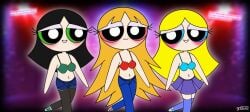 blossom_(powerpuff_girls) bubbles_(powerpuff_girls) buttercup_(powerpuff_girls) dancing party powerpuff_girls