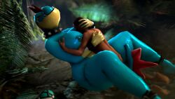 16:9 2016 3d 3d_(artwork) 3d_animation ambiguous_penetration animated anthro anthro_penetrated anthrofied areola between_breasts big_breasts blue_body blue_scales bouncing_breasts breast_smother breasts closed_eyes collar digital_media_(artwork) duo embrace evilbanana face_in_breasts female female_on_human female_penetrated feraligatr from_front_position generation_2_pokemon head_between_breasts high_framerate human human_on_anthro human_penetrating human_penetrating_anthro interspecies larger_anthro larger_female larger_penetrated light-skinned_male looking_pleasured lying male male/female male_on_anthro male_penetrating male_penetrating_female mammal missionary_position moan multicolored_body multicolored_scales net_ball nintendo nipples no_sound nude on_back open_mouth outside penetration pokémon_(species) pokeball pokemon pokemon_(species) pokephilia scales scalie sex short_playtime size_difference small_dom_big_sub smaller_human smaller_male smothering source_filmmaker spread_legs spreading tagme tan_body tan_scales two_tone_body two_tone_scales video water widescreen