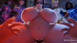 3d 3d_(artwork) 3d_animation animated asian asian_female bbw blender blizzard_entertainment bloggerman bouncing_belly bouncing_breasts chubby chubby_female d.va eyewear fat glasses mei_(overwatch) mercy no_sound overwatch overwatch_2 pharah pov pubic_hair sex shorter_than_30_seconds shorter_than_one_minute tagme vaginal_penetration video video_games watching watching_sex widowmaker