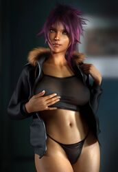 shihouin yoruichi from bleach by sevenbees