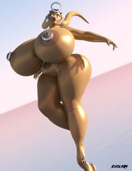 1girls 3d alien alien_girl artist_name ass bald bare_shoulders barefoot bbw big_breasts bimbo bracelet breasts breasts_bigger_than_head busty chubby cleavage curvy detailed_background erect_nipple erect_nipples evolluisionist eyelashes eyeliner female female_only front_view gigantic_breasts glowing_eyes headgear hourglass_figure huge_ass huge_breasts humanoid hyper hyper_breasts lekku mammal naked nipples nude original_character outdoors outside pose posing reflection shiny shiny_skin solo standing star_wars thick_thighs twi'lek voluptuous yellow_eyes yellow_skin