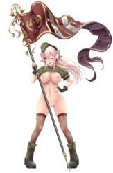 functionally_nude legs_apart mag_kan sonico super_sonico thighhighs transparent_png v-mag