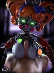 1girls 3d animatronic anthony_blender baby_(fnafsl) circus_baby circus_baby_(fnaf) circus_mommy circus_mommy_1.0_(anthony_blender) faceless_male five_nights_at_freddy's five_nights_at_freddy's:_sister_location fnaf freddy_fazbear's_pizzeria_simulator gynoid nightmare_fuel nightmare_waifu paizuri robot robot_girl scottgames scrap_baby scrap_baby_(fnaf) scrap_mommy sister_location tagme white_skin