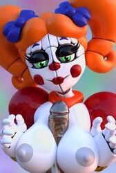 3d anthony_blender baby_(fnafsl) circus_baby circus_baby_(fnaf) circus_mommy faceless_male five_nights_at_freddy's five_nights_at_freddy's:_sister_location paizuri robot robot_girl scottgames sister_location straight tagme titjob white_skin