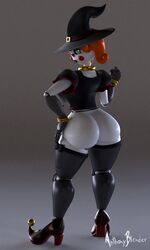 3d anthony_blender baby_(fnafsl) circus_baby circus_baby_(fnaf) circus_mommy five_nights_at_freddy's five_nights_at_freddy's:_sister_location robot robot_girl scottgames sister_location solo tagme white_skin witch_hat