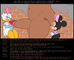 anal angelauxes animated ass breasts daisy_duck disney feces female forced genitals group group_sex male minnie_mouse oral penis rape reverse_rape scat sex size_difference threesome unseen_male_face