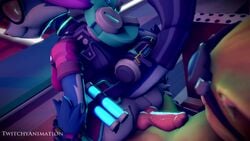 3d animated anthro faceless_male female furry_only no_humans no_sound paladins penis pepper_(paladins) pip_(paladins) tagme twitchyanimation video