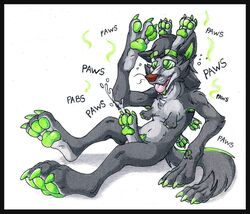 anthro canid canine canis danwolf foot_focus foot_hands foot_transformation footpaw_hands hypnosis male male_foot_fetish male_only mammal mind_control multi_extremity multi_foot paw_fetish pawbeast pawpads smelly_feet solo transformation wolf