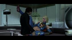 3d animated blonde blue bob_cut dc dc_comics dick_grayson donkboy eyes hair injustice_2 kara_danvers male missionary missionary_position nightwing no_sound source_filmmaker supergirl tagme vaginal vaginal_penetration video