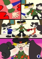 1boy 2girls codename:_kids_next_door interesting_twins_from_beneath_the_mountain momokarin01 numbuh_518 sector_z smooth_skin