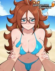 android 21 from dragon ball by foxenpai