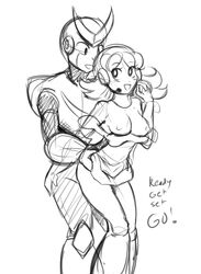 blush breasts drcockula mega_man mega_man(classic) mega_man_2 plum_(mega_man) quick_man sex