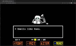 female sans from undertale by 1gonth