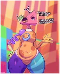 zooble (the amazing digital circus) from glitch productions by welwraith