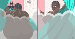 1boy 1girls 2026 amanda_waller angry annoyed annoyed_expression ass batman batman_(bruce_wayne) bbw big_ass big_belly big_breasts black_hair blush breasts bubble_ass bubble_butt canonical_scene chubby chubby_female completely_naked completely_naked_female completely_nude completely_nude_female cooldeverage cowl dark-skinned_female dark_skin dc dc_comics dcau different_angles female female_focus flipping_off hair hiding_in_shower huge_ass huge_breasts invasion_of_privacy justice_league justice_league_unlimited light-skinned_male light_skin looking_at_another male male/female mature mature_female mature_woman middle_finger milf naked naked_female no_bra no_panties nude nude_female overweight overweight_female peeping peeping_tom plump plump_ass rear_view short_hair shower showering silhouette standing steam thick_thighs voluptuous voluptuous_female warner_bros watermark wet wet_body wet_skin wide_hips