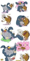 absurd_res anal anal_fisting anal_sex anthro big_muscles big_penis duo erection fish fisting fisting_partner foxbtails genitals growth growth_serum hi_res huge_cock huge_muscles hyena hyper hyper_genitalia hyper_muscles hyper_penis lube lube_bottle lube_in_ass male male/male mammal marine muscle_growth muscles muscular onomatopoeia oral penetration penis rimming sequence sex shark sharko sound_effects text vein veiny_muscles zig zig_(zig_and_sharko) zig_and_sharko
