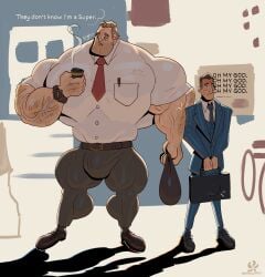 bob parr from pixar by vaniwall