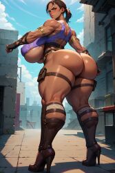 sheva alomar from capcom by scarebroart
