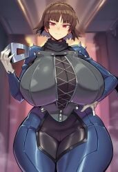 makoto niijima from persona by ai virelune (yi)