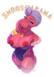 1girls alien alien_girl areola areolae blue_eyes bust busty claws cleavage decapodian edna_(futurama) eyelashes female futurama hips nipples pink_skin thick thick_legs thick_thighs tovio_rogers voluptuous wide_hips