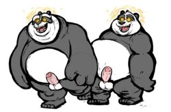 2020 alternate_version_at_source anothermeekone anthro balls dreamworks duo erection father father_and_child father_and_son genitals giant_panda humanoid_penis hypnosis kung_fu_panda kung_fu_panda_3 li_shan_(kung_fu_panda) male mammal master_po_ping mind_control open_mouth overweight overweight_male parent parent_and_child penis ringed_eyes semi_incest smile son submissive submissive_male uncut ursid