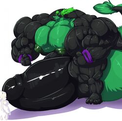 anthro balls big_balls big_muscles big_penis bobert bodily_fluids buffzard_(character) canid canine canis cum dragon ejaculation erection flexing genital_fluids genitals growth hi_res huge_balls huge_cock huge_muscles hybrid hyper hyper_balls hyper_genitalia hyper_muscles hyper_penis male male_only mammal muscle_growth muscular nipples open_mouth penis saliva simple_background thick_penis tongue tongue_out white_background wolf