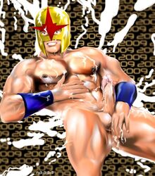 1boy avengers helmet_only human human_only light-skinned_male light_skin male male_only marvel masturbation mature mature_male nova_(marvel) r3333 richard_rider smooth_skin tagme