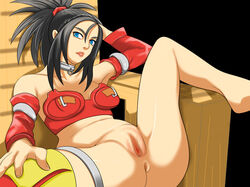 censored clothing dragon_quest dragon_quest_viii red_(dq8) s580 small_breasts tagme