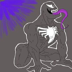 1boy male male_only marvel marvel_comics smooth_skin solo spider-man_(series) tagme venom venom_(marvel)