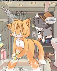 leo_(vg_cats) leonardo_the_2nd orange_box penny_leonardo_(vg_cats) vg_butts vg_cats webcomic