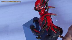 1boy 1girls 3d 3d_(artwork) animated blender bouncing_breasts doggy_style human human_on_robot human_penetrating humanoid large_ass large_penis monster monster_girl robot robot_girl sound tagme valkyr_(warframe) valkyr_gersemi_(warframe) video vrwd warframe