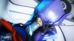 3d animated big_penis blowjob blowjob_face fellatio femboy femboy_on_female femboydom hands_on_face holding_penis large_penis larger_female lotus_(warframe) mask nezha_(warframe) older_female oral pallidsfm smaller_femboy smaller_male tagme unseen_male_face warframe younger_male younger_penetrating_older