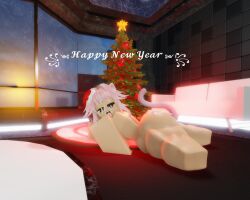 1boy 3d artist_request ass cum cum_on_face femboy male new_year pink_hair roblox robloxian source_request tagme