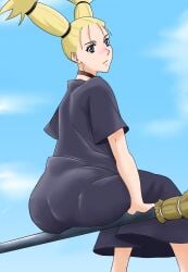 1girls ass big_ass clothed female jujutsu_kaisen nishimiya_momo solo