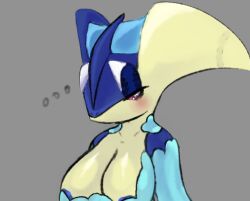 artesjsc big_breasts breasts female greninja pokemon pokemon_(species) thick_thighs wide_hips