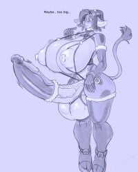 anthro ball_bra balls bare_breasts big_balls big_breasts big_cock big_penis big_testicles breasts cock cow_ears cow_horns cow_tail dickgirl elbow_gloves futa_only futanari gloves huge_balls huge_breasts huge_cock huge_testicles large_balls large_breasts large_cock large_penis large_testicles massive_breasts massive_cock massive_penis moo_bitch nose_ring penis snao tagme testicle_bra testicles