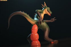 3d_(artwork) anal anthro critterclaws crittermatic digital_media_(artwork) dildo dragon hi_res kobold male male/male sex_toy